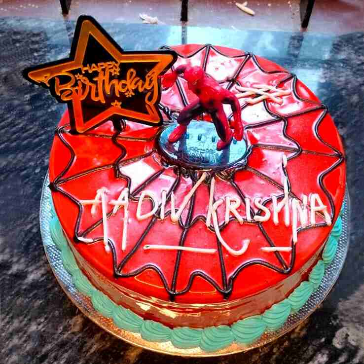 The Best SPIDER MAN CAKE in calicut at Besto Bakes