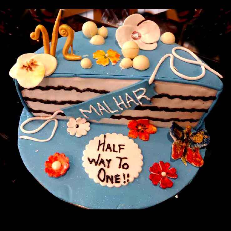 The Best BABY HALF BIRTHDAY CAKE in calicut at Besto Bakes
