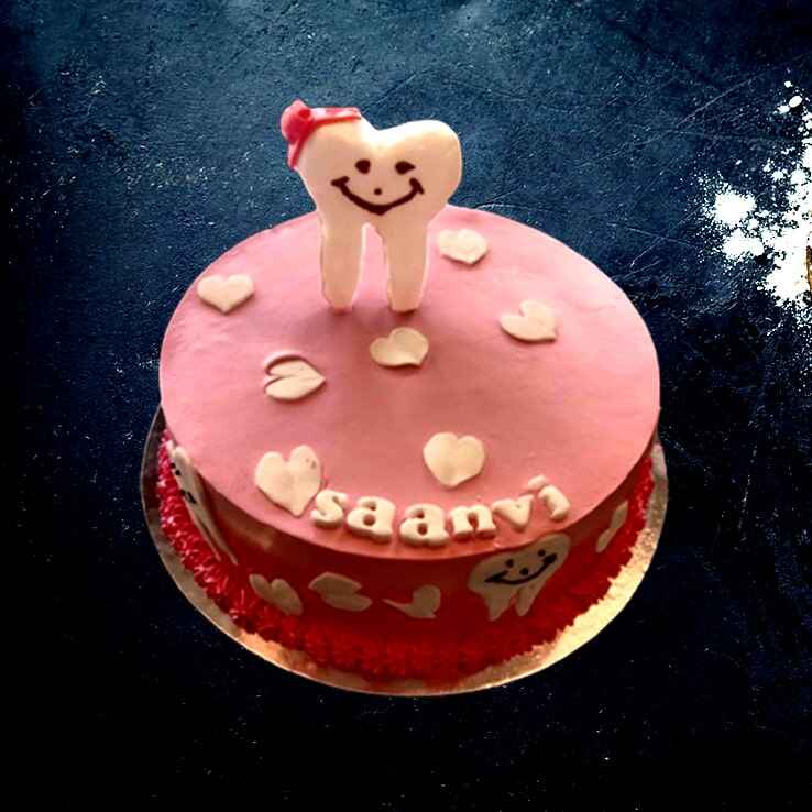 The Best FIRST TOOTH CAKE in calicut at Besto Bakes