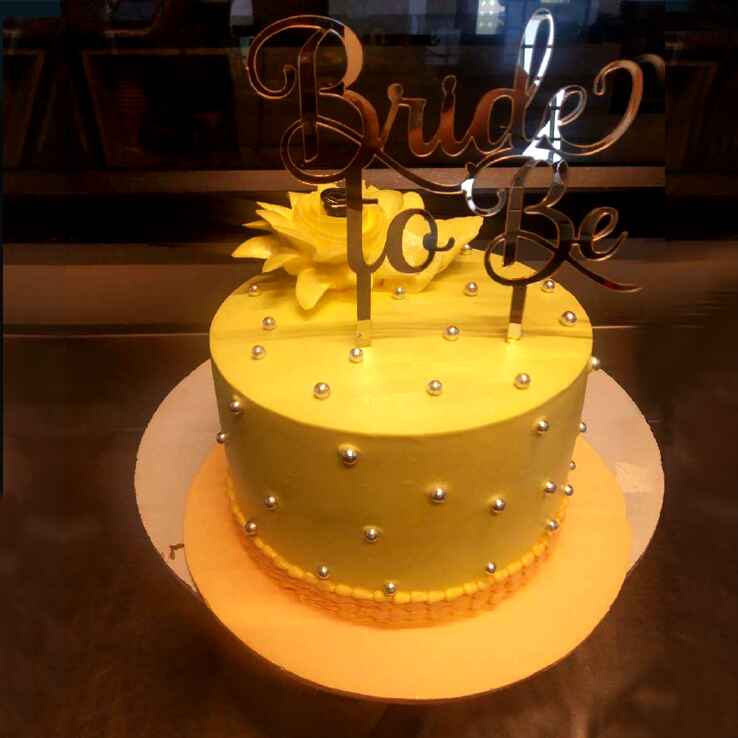 The Best bride to be cake in calicut at Besto Bakes